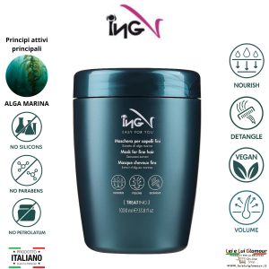 Maschera specifica per capelli fini all’ALGA MARINA | TREATING LINE by iNG