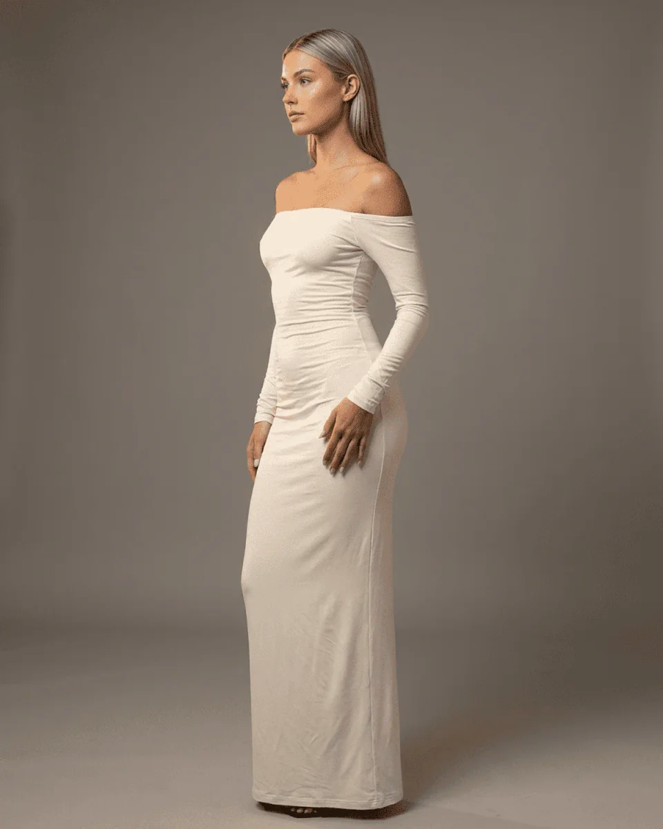 Ivory Maxi Dress - immagine 2